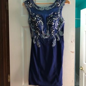 Royal blue homecoming dress
